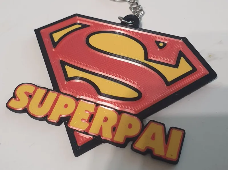 porta chaves super pai