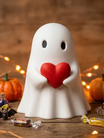 Estante o repisa: Cute Ghost Heart Shelf Sitter — vista de referencia 2