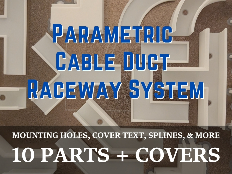 Ultimate Parametric Cable Duct Raceway System 
