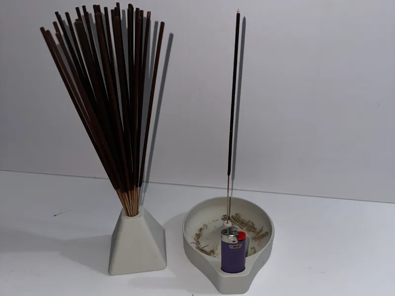 Incense Burner With Lighter & Stand