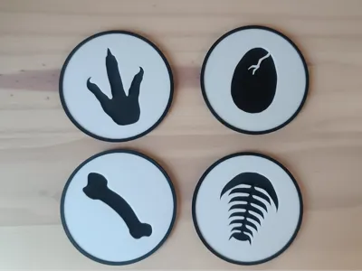 Dino-Safari Coaster Set