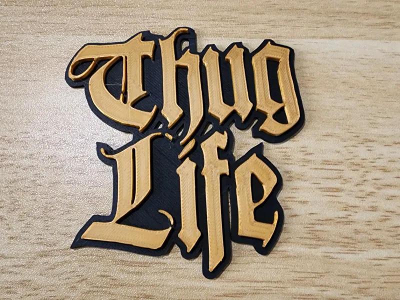 Thug Life Chain Charm