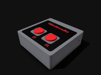 nintendo entertainment system (NES) Keychain