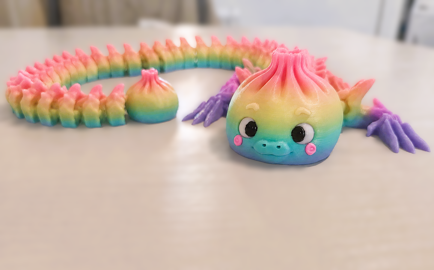 Miniatura 3 do modelo 3D Articulated dragon dumpling
