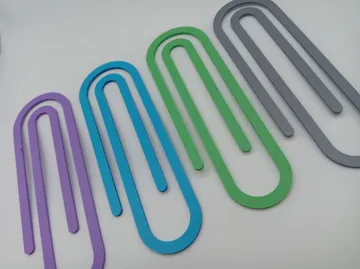 Accesorio de lectura: Paperclip Bookmark - Easy Print - Fast Print — vista de referencia 3