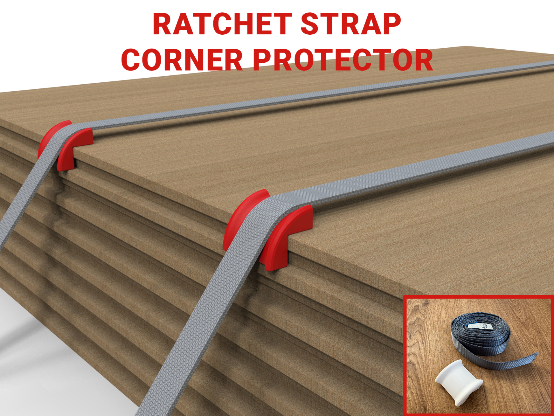 Ratchet Strap Corner Protector – Multiple Sizes