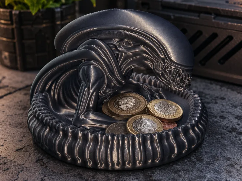 "Dare You Touch My Change?" Alien Coin Collector