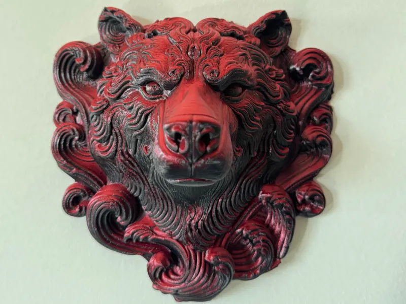 Bear Wall Art Bear Head  Animal Wall Decor
