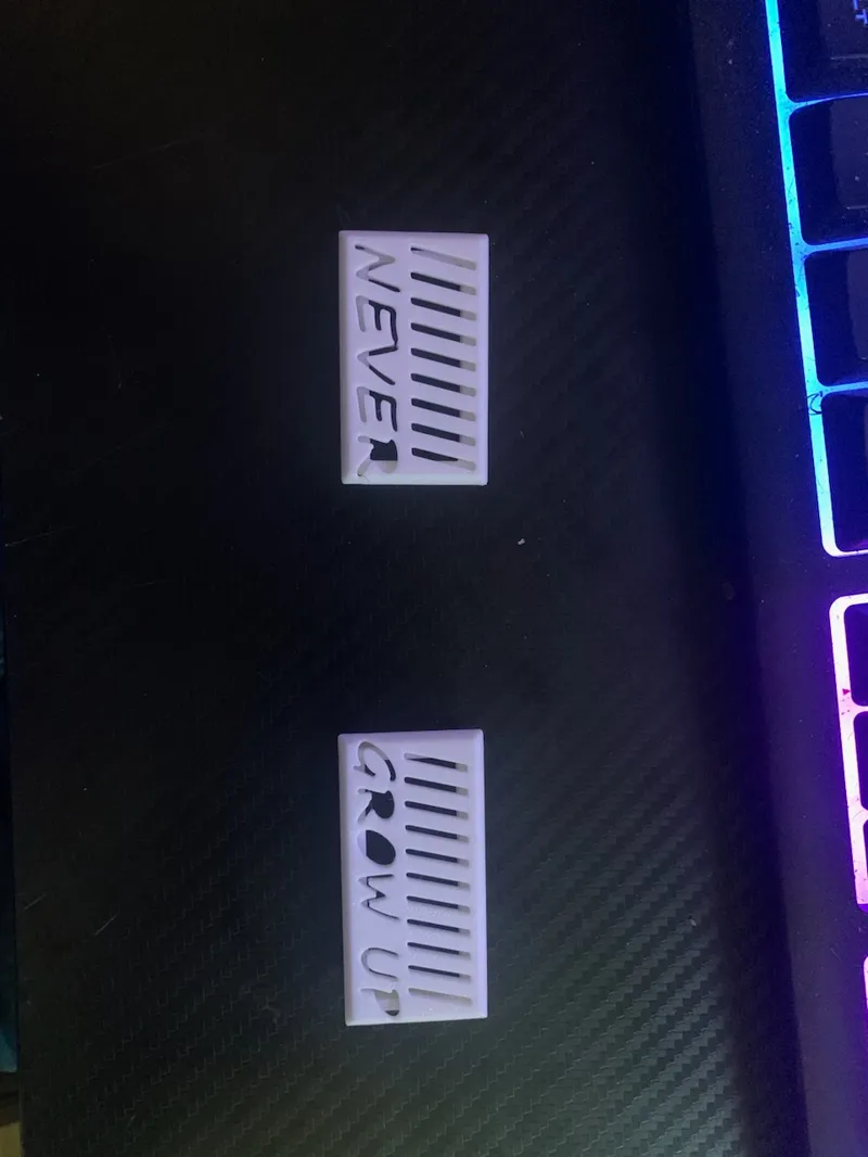 vent plugs (1.88 x .862 & 1.571 x .862)