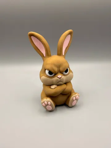 Modelo para impresión 3D: Grumpy Bunny — vista de referencia 4