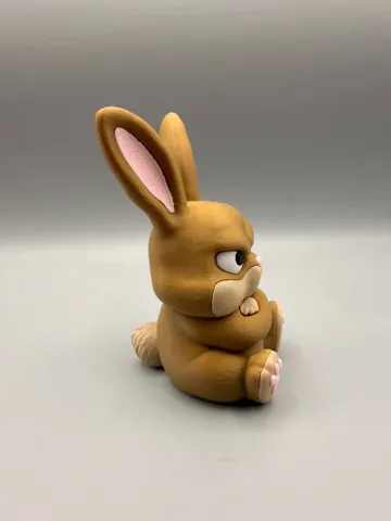 Modelo para impresión 3D: Grumpy Bunny — vista de referencia 5