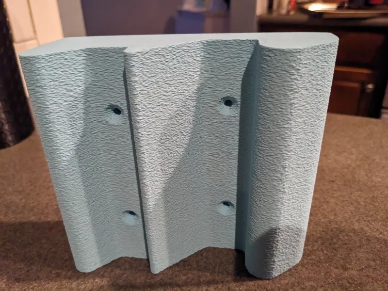 Hang board textured
