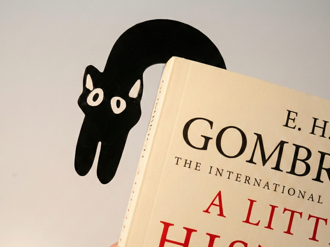 The Peeking Void Cat Bookmark