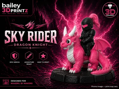 SkyRider Dragon Knight (Pink)