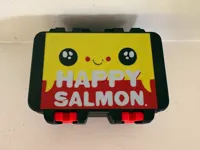 Happy Salmon Card Game SnapLock Box