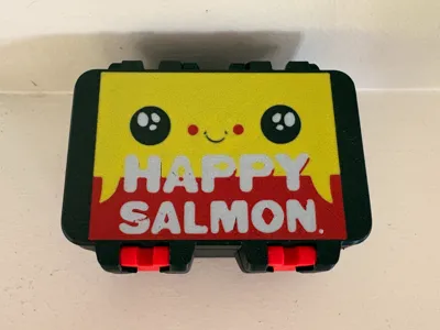 Happy Salmon SnapLock Box