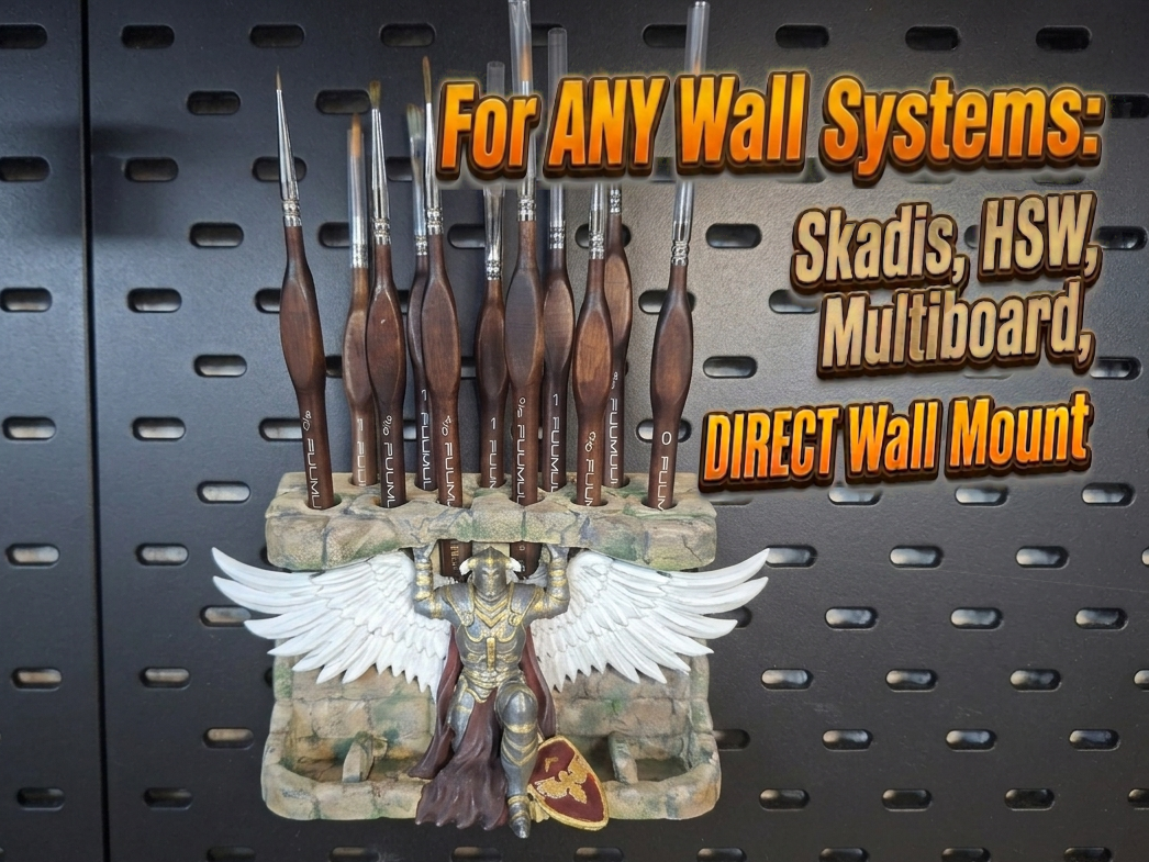 Paint Brush Holder - for any-Wall-Systems