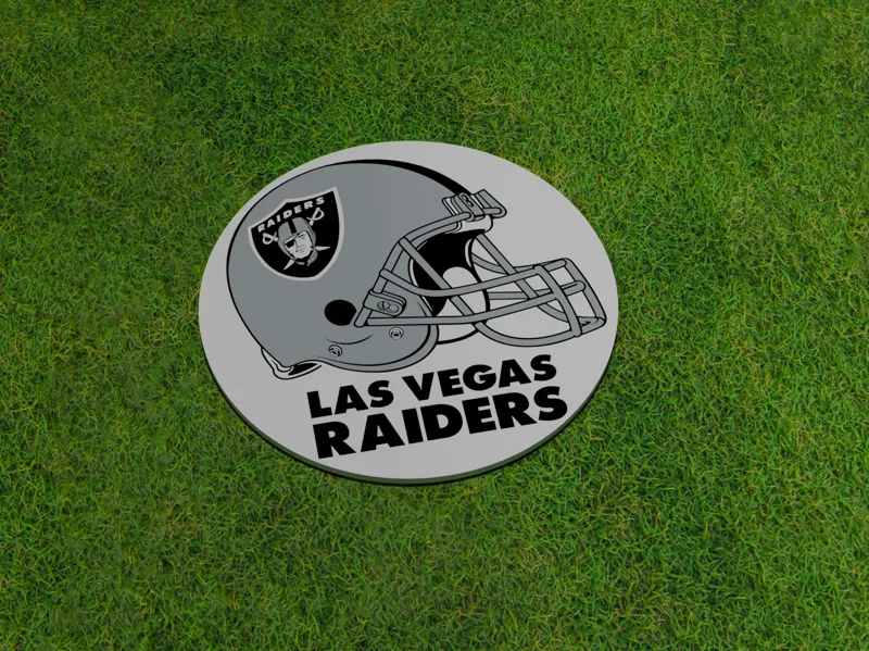 Las Vegas Raiders Helmet Coaster