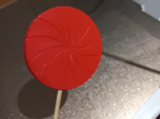 Piruleta de hélice de dibujos animados