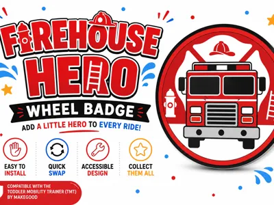 TMT Wheel Badge - Firehouse Hero 
