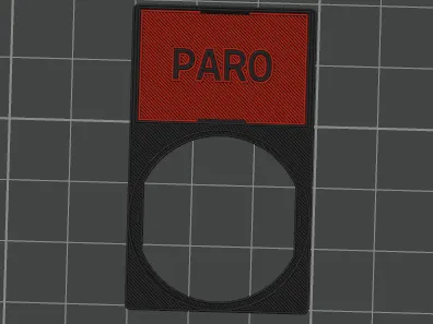 SCHNEIDER PUSH BUTTON LABEL HOLDER