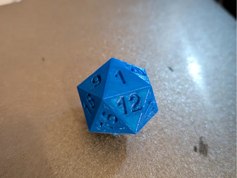 Large D20 Custom Font