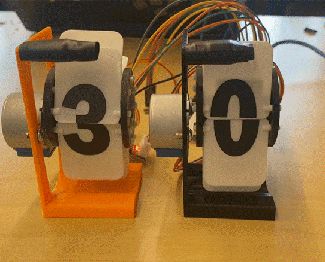 Simple Split Flap Display