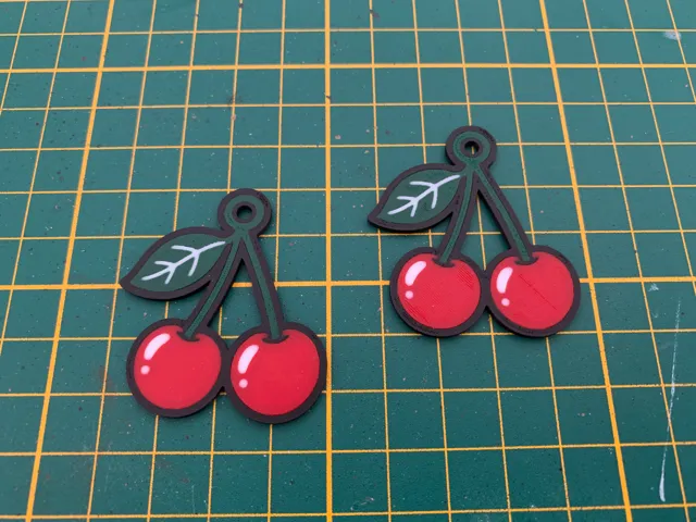 Cherry Earrings / Boucles d’oreilles cerises