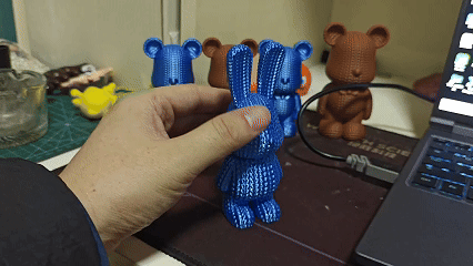 Rotating Rabbit Gravity Smooth Rotation Non-crossing Rotating Cat by 光 ...