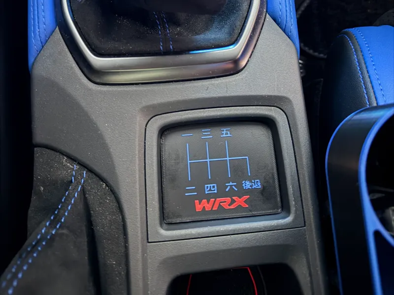2022+ Subaru WRX Decor Plate w/shift patter/meme