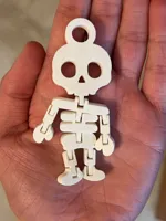 Mini squelette flexible articulé pour Halloween — photo 2