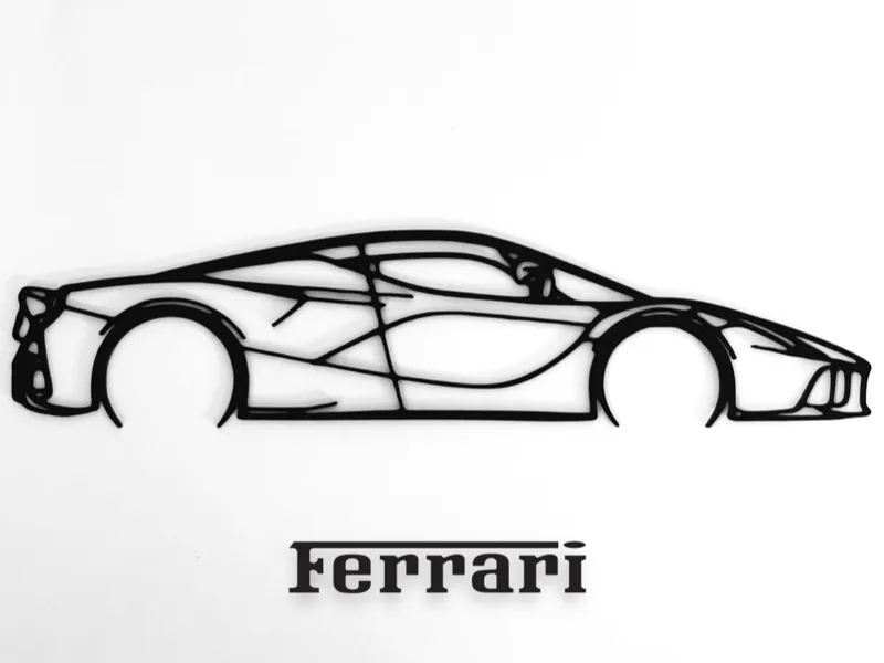 La Ferrari 2D Wall Art 