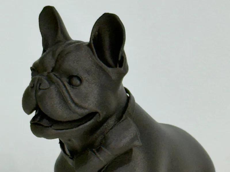 Seated French Bulldog Statue