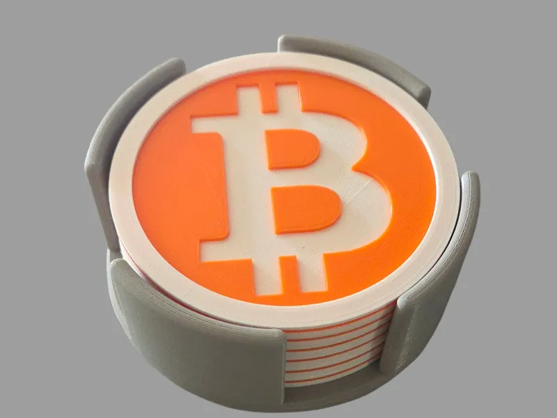 Bitcoin Coaster Set