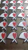 Heart Handkerchief - Full Build Plate (34 Pins and 29 Keychains)