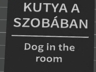 Dog in hotel room - Kutya a szobában