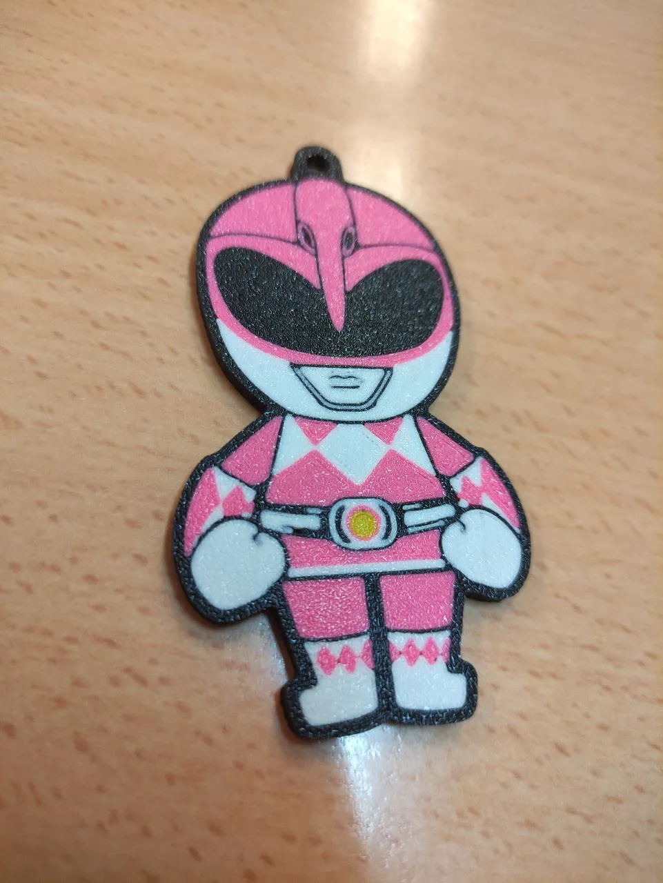 Chibi Power Ranger Pink Keychain by Juanill0 - MakerWorld
