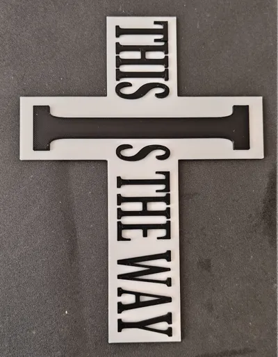 Mandalorian Cross Upper Case Book Marker