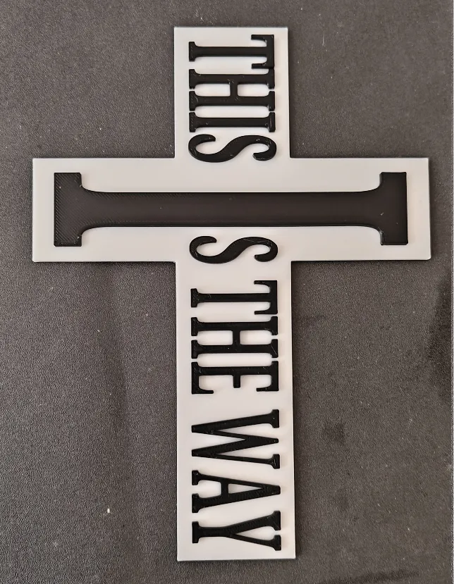 Mandalorian Cross Upper Case Book Marker