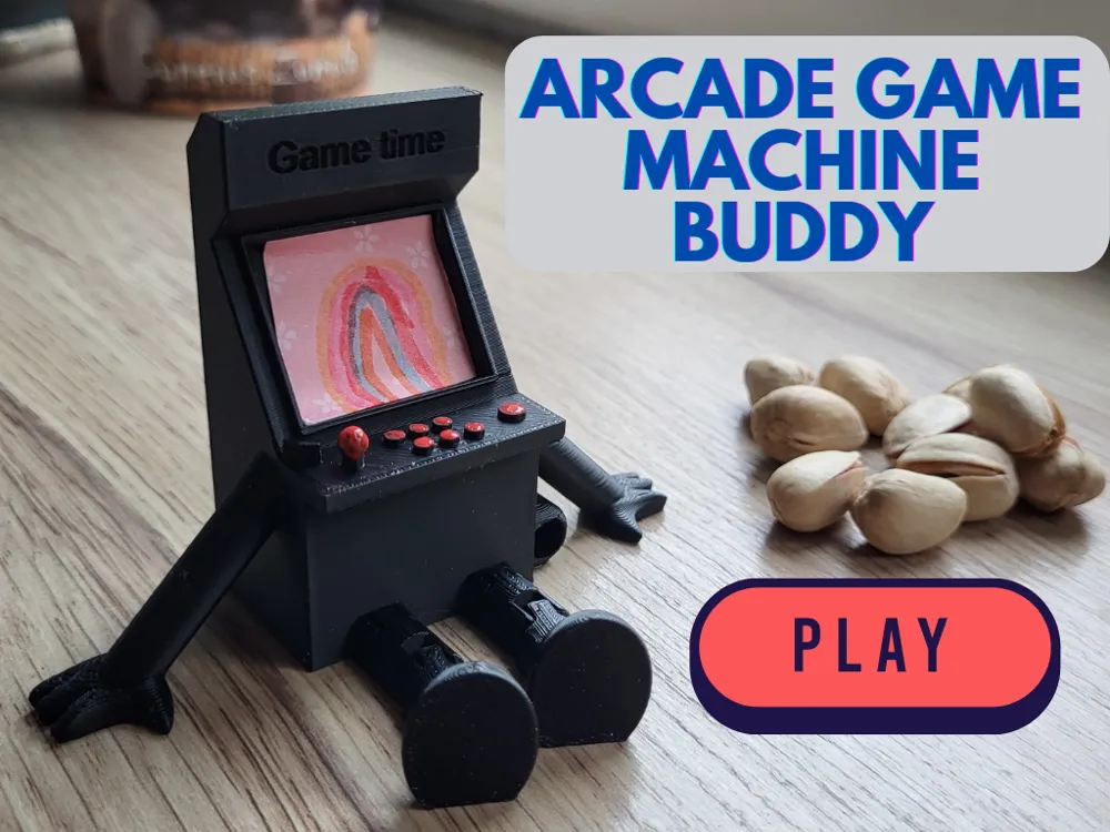 Game Reddy Machine Arcade Retro game machine buddy by Adam - MakerWorld