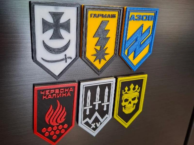 1st National Guard Corps Brigade insignias