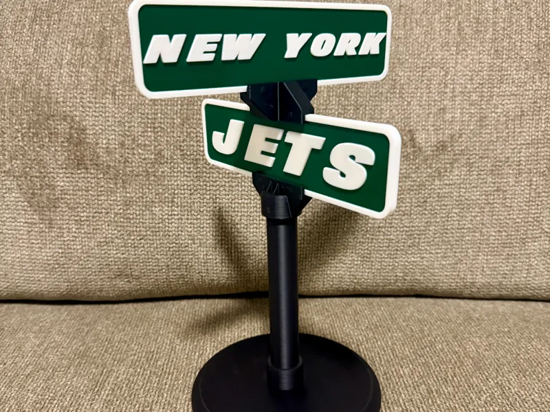 New York Jets street sign