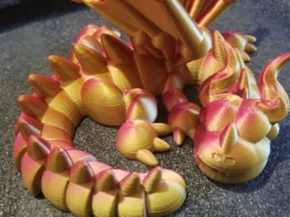 Shakaworld3D Simple Baby Dragon With/Without wing