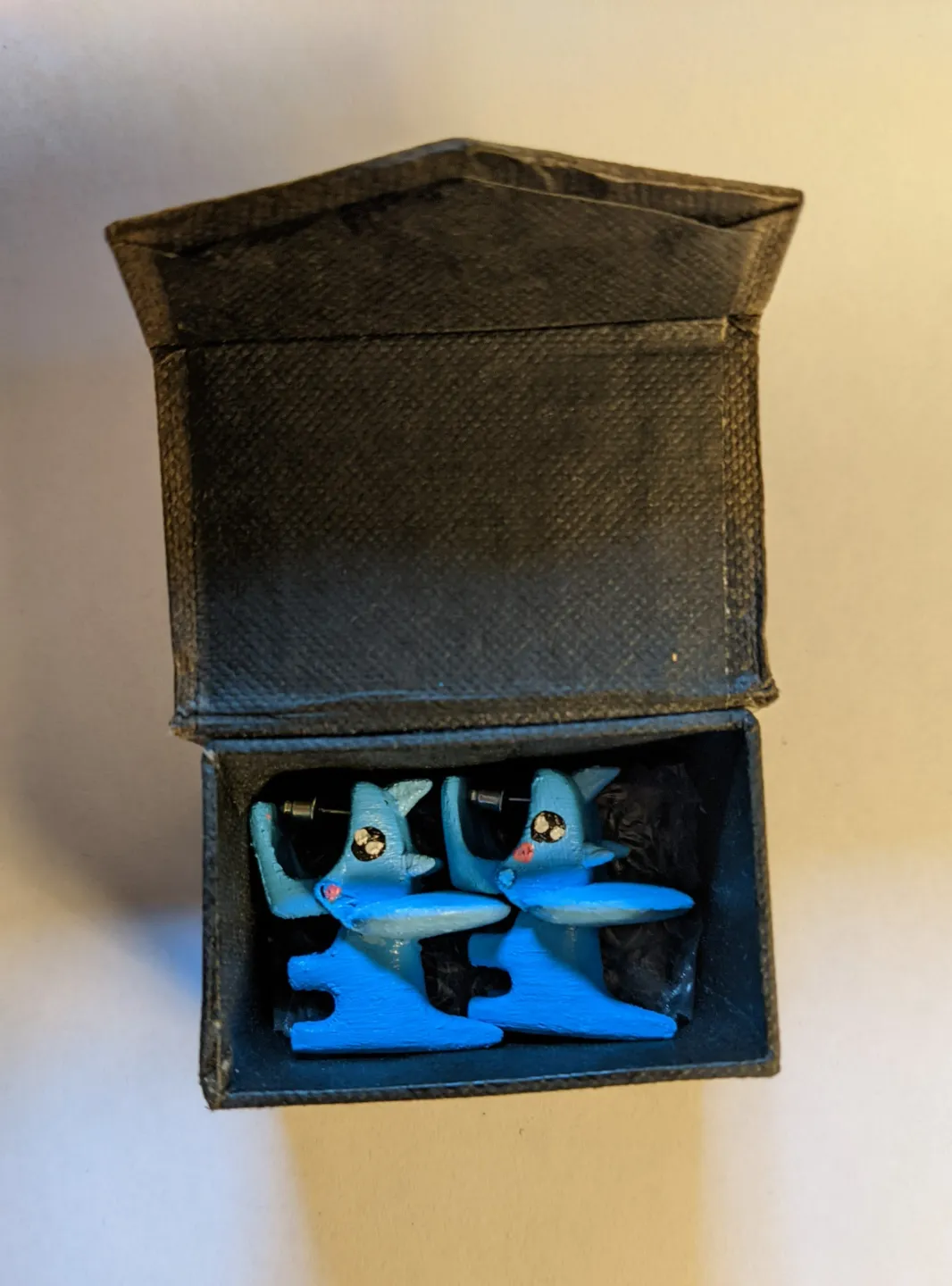 Dino Earrings (with hinging mouth) view 3