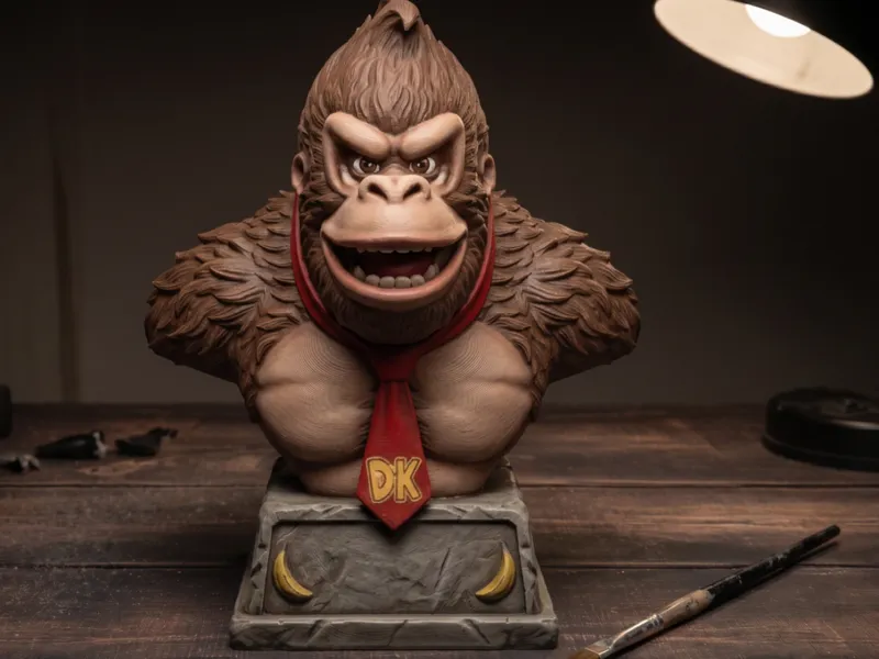DK Bust - Donkey Kong 3D Model / Statue