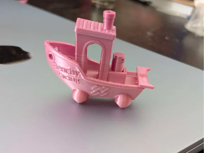 Racing Benchy with Spoiler, Nitro and designs!