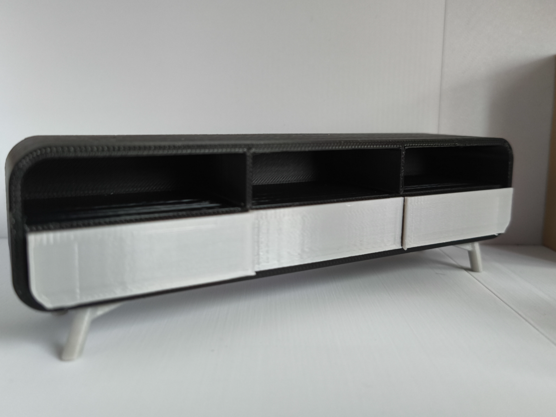 Miniature TV cabinet for dolls