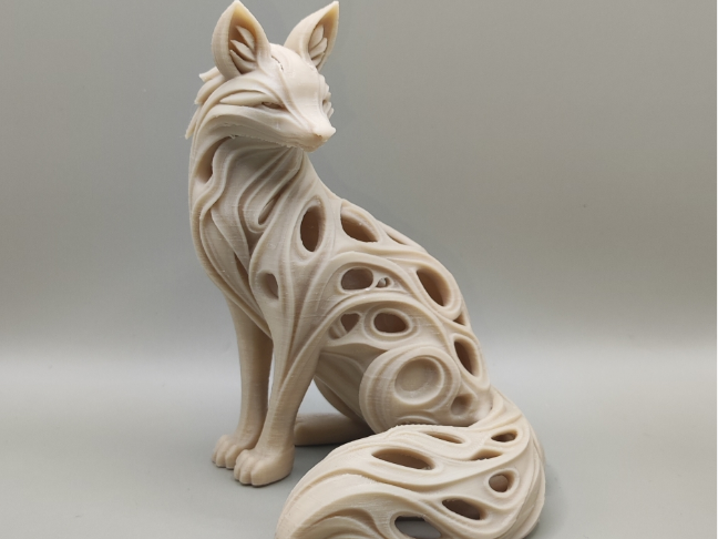 Abstract Fox  Modern Sculpture