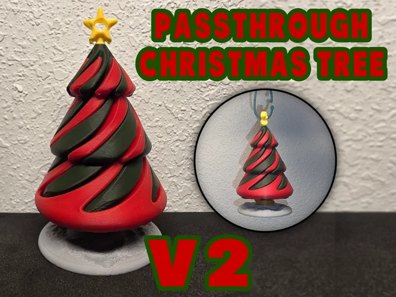 Passthrough Christmas Tree V2 - Ornament