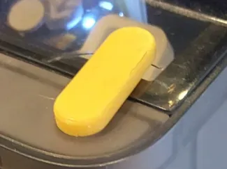 Drehverschluss für den Deckel der AMS
